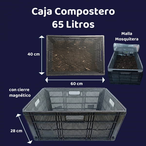 CAJA COMPOSTERA 65 LITROS